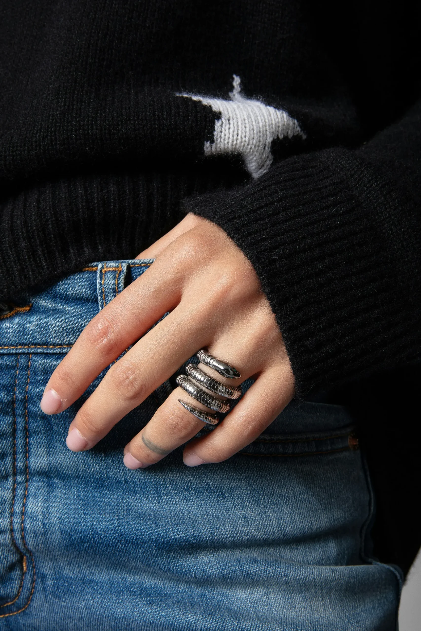 Zadig & Voltaire Bijoux^Bague Double Serpent