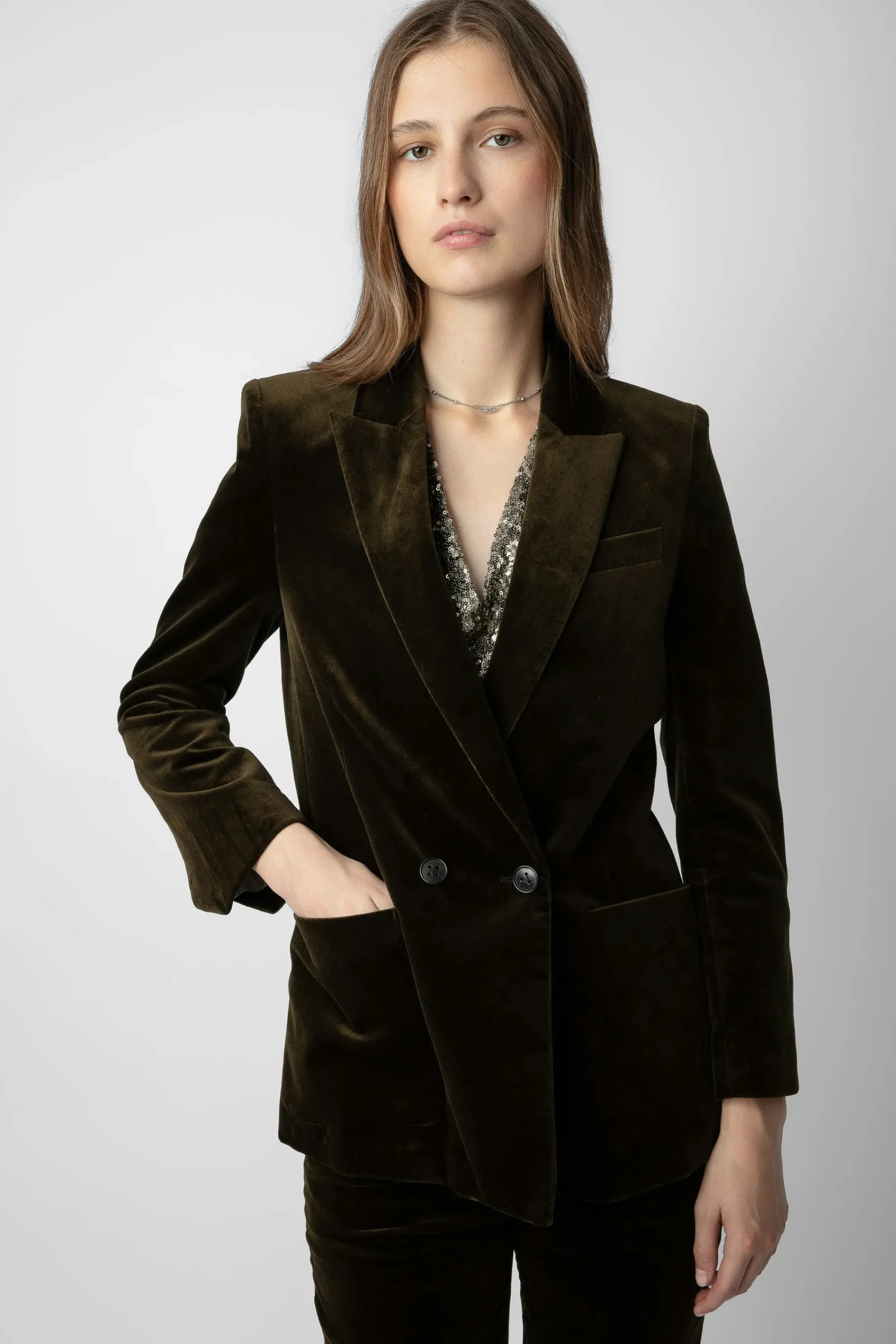 Zadig & Voltaire Vestes^Blazer En Velours Visko