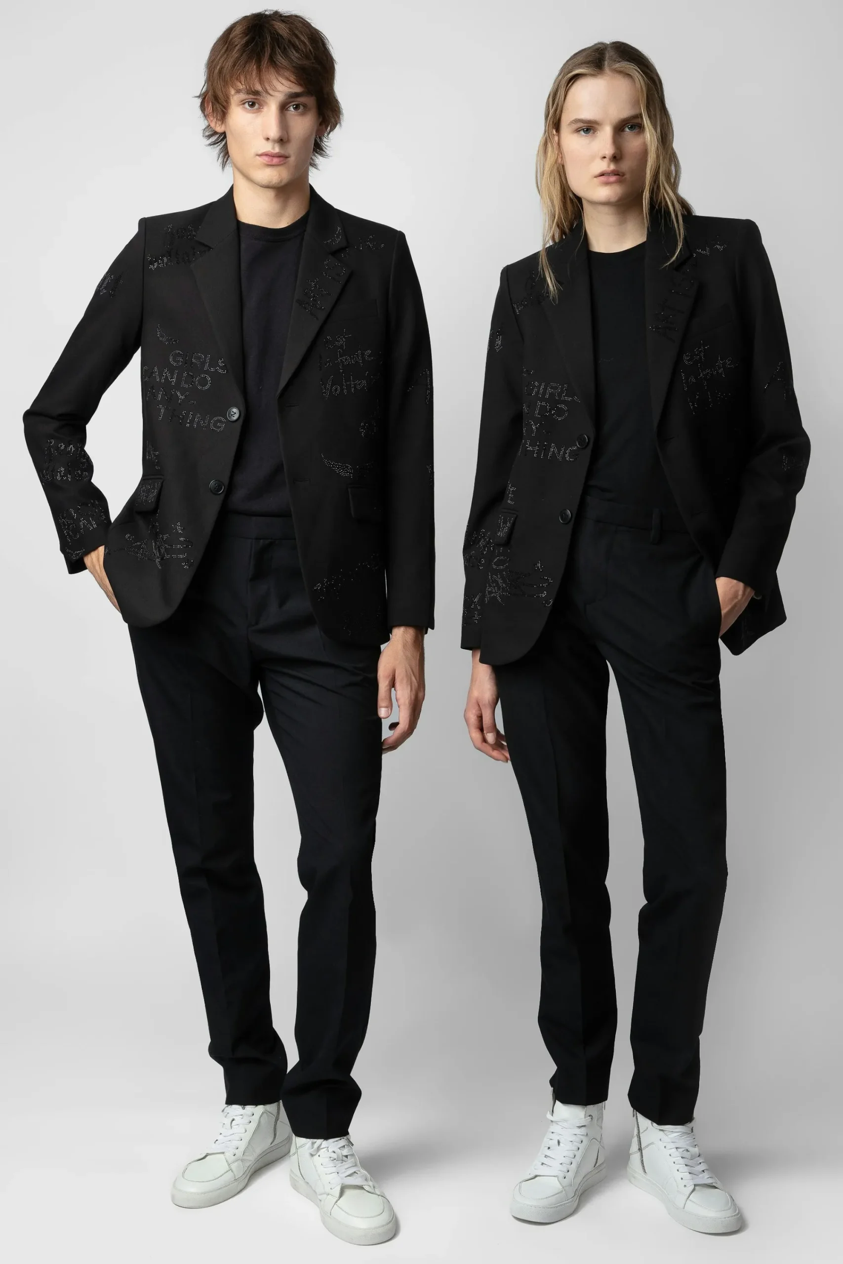 Zadig & Voltaire Unisexe^Blazer Vanille A Strass
