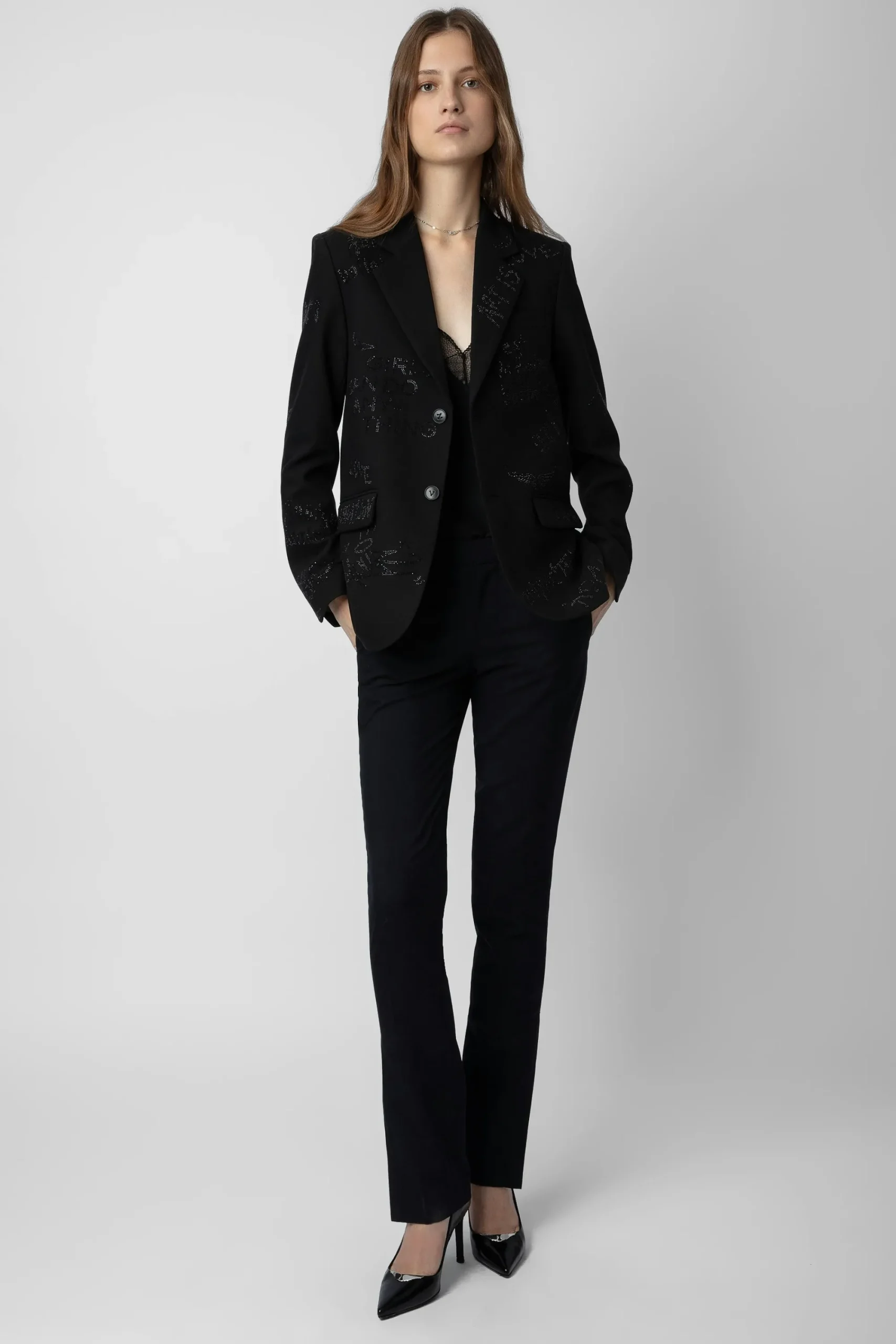 Zadig & Voltaire Unisexe^Blazer Vanille A Strass