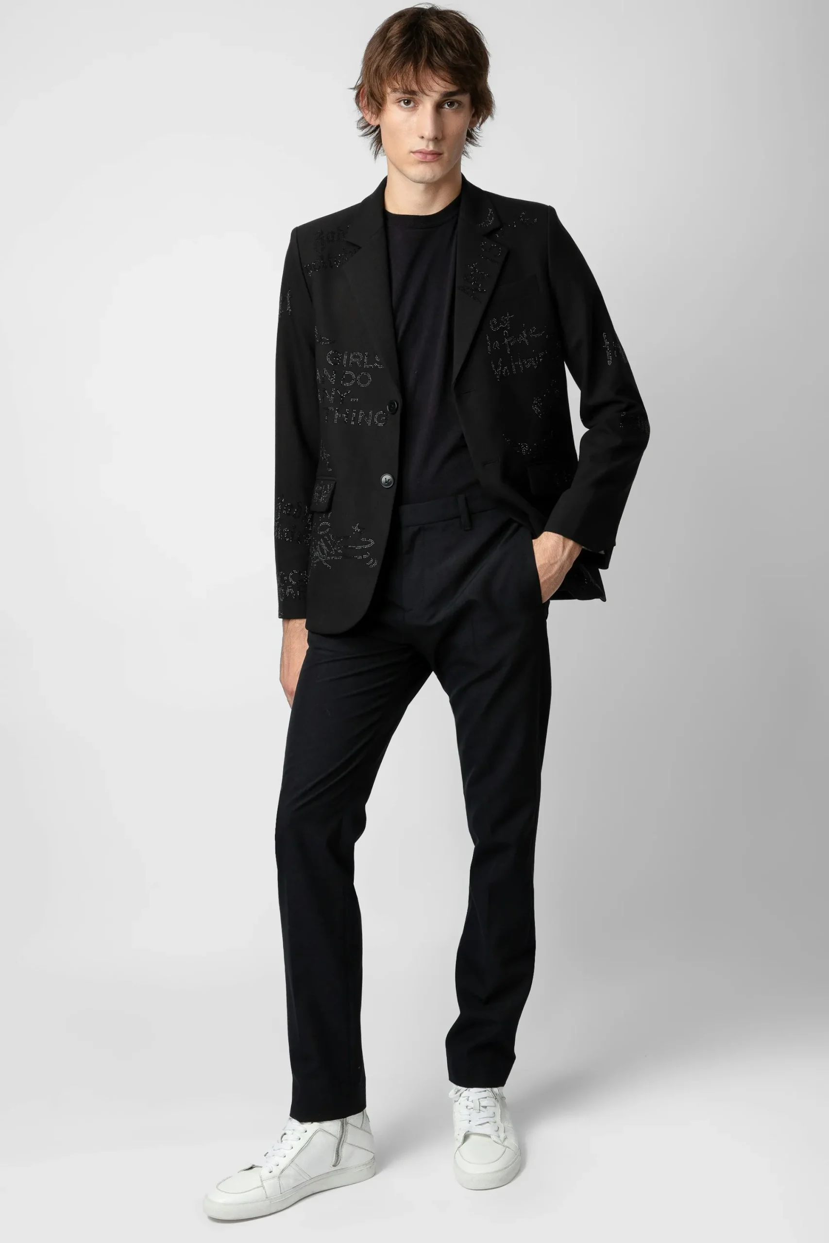 Zadig & Voltaire Unisexe^Blazer Vanille A Strass