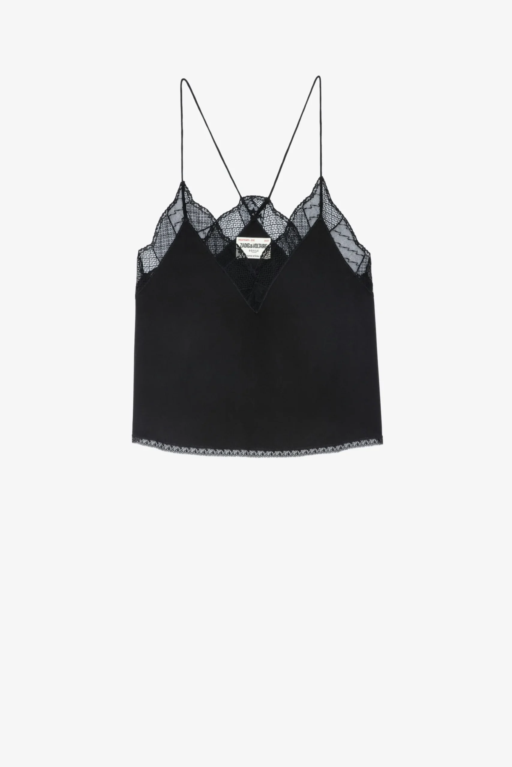 Zadig & Voltaire Chemises Et Hauts^Caraco Court En Soie Christy