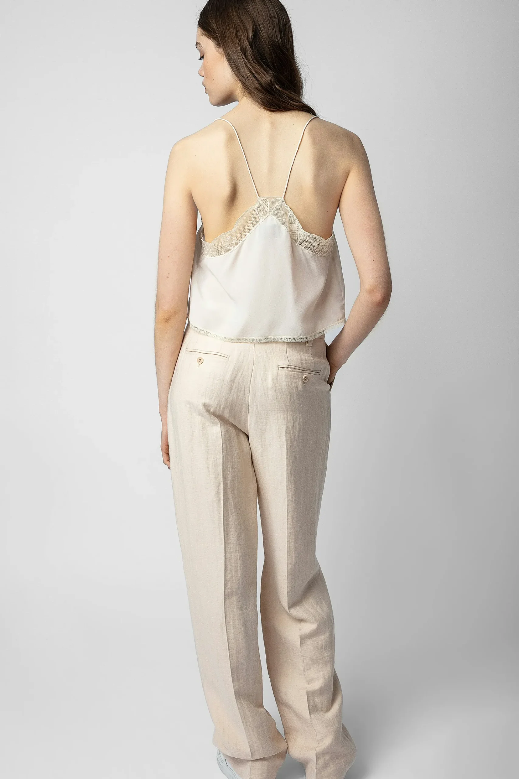 Zadig & Voltaire Chemises Et Hauts^Caraco Court En Soie Christy
