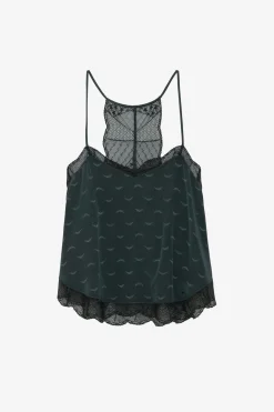 Zadig & Voltaire Chemises Et Hauts^Caraco En Jacquard De Soie Claudy