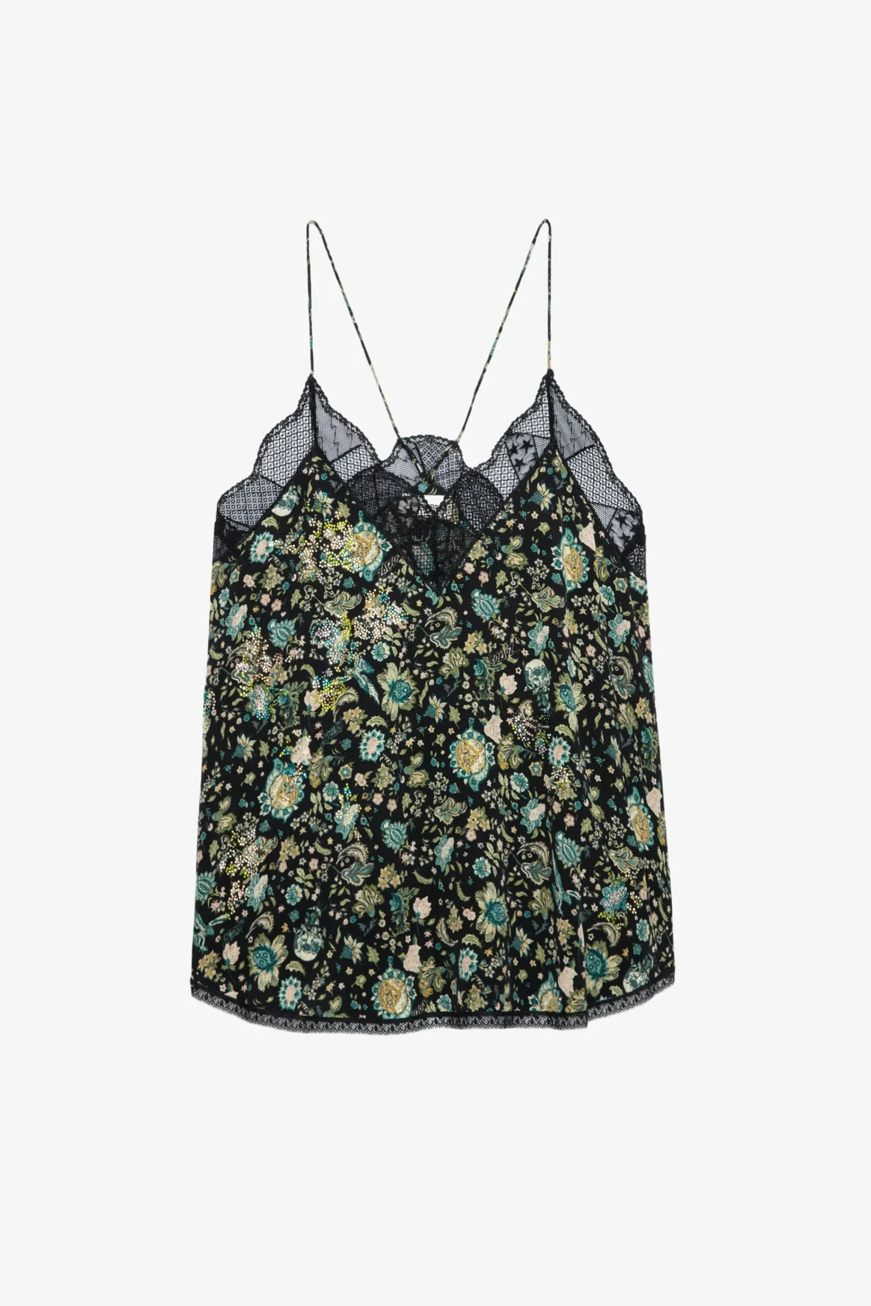 Zadig & Voltaire Chemises Et Hauts^Caraco En Soie A Strass Christy