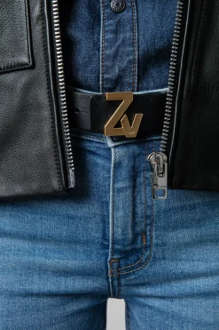 Zadig & Voltaire Ceintures^Ceinture La Mini Ceinture Zv Initiale