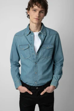 Zadig & Voltaire Chemises^Chemise En Jean Stan