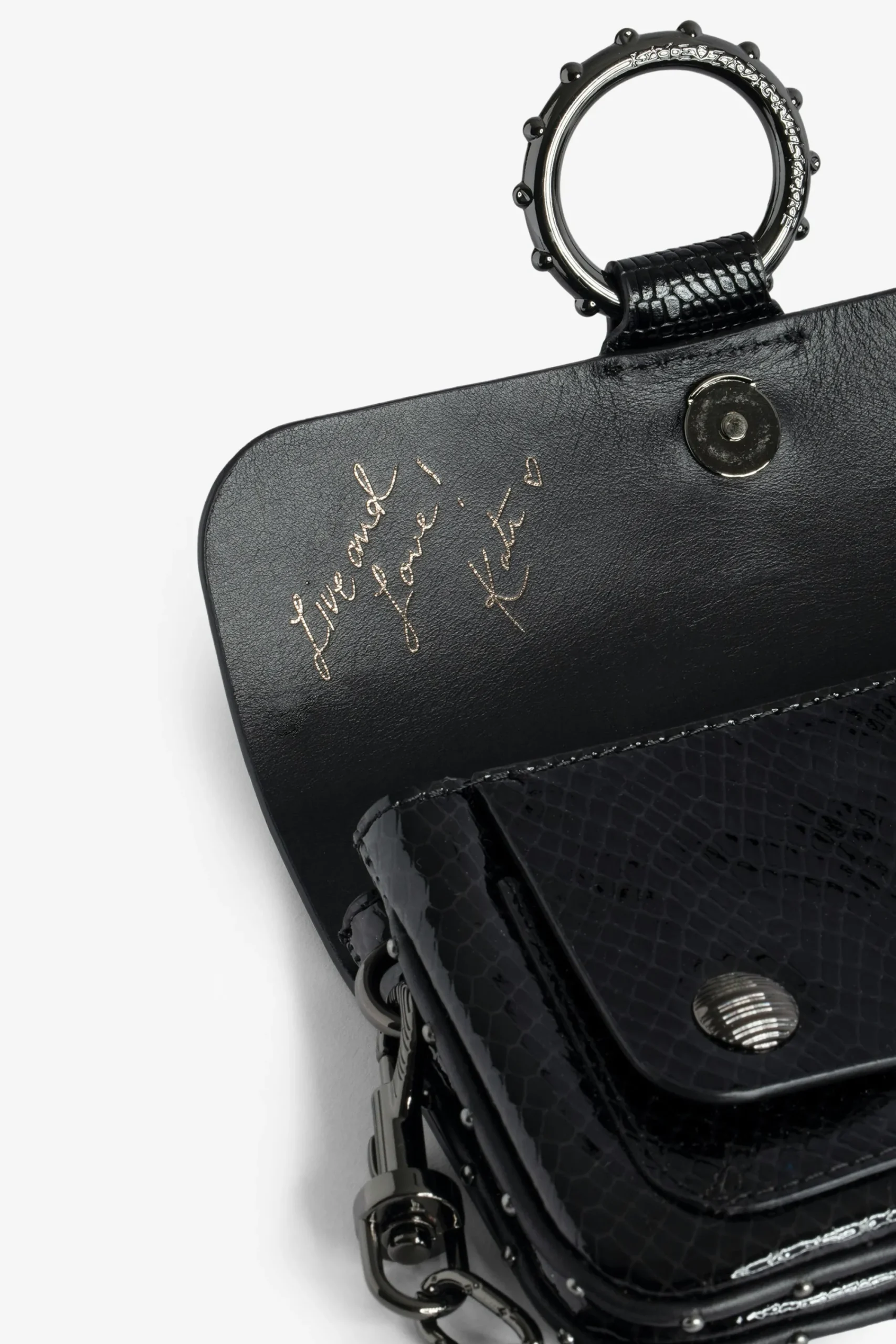 Zadig & Voltaire Mini-Sacs^Kate Wallet Sac En Relief Sauvage Brillant