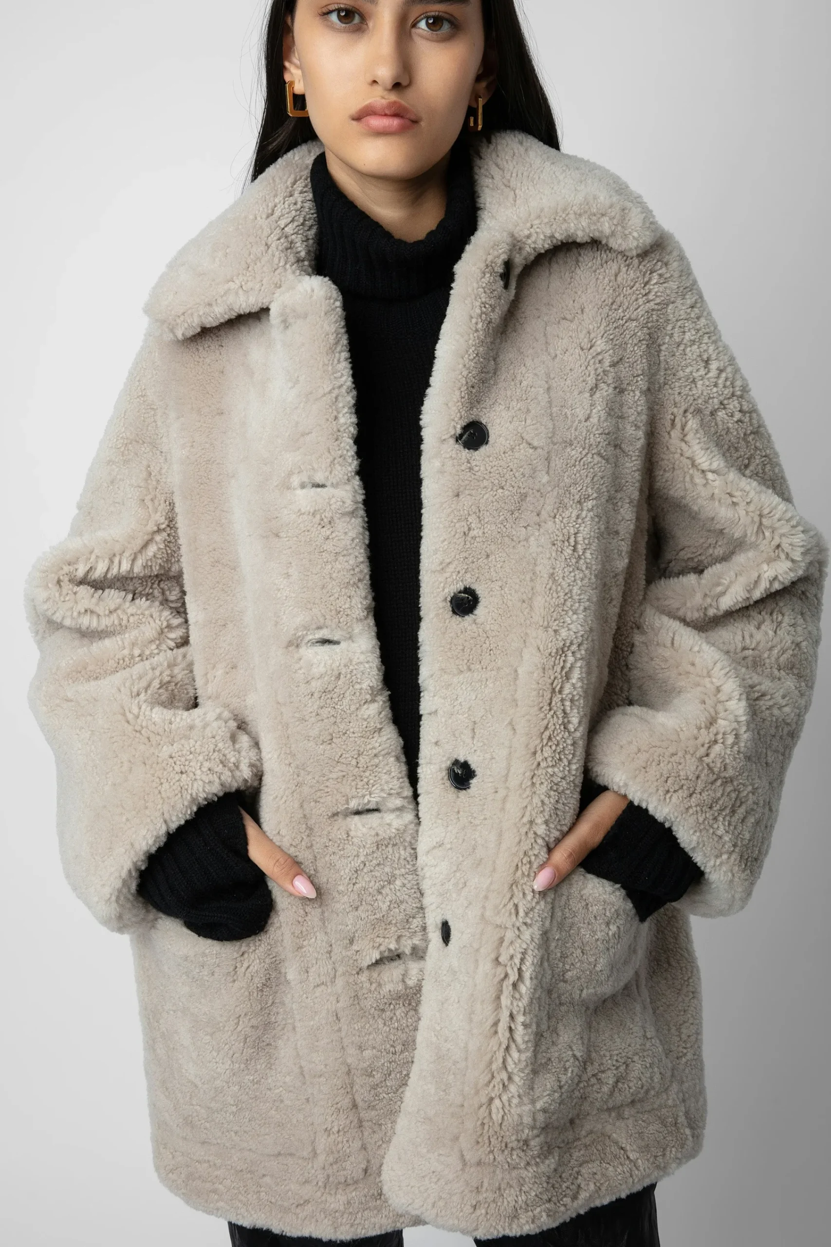 Zadig & Voltaire Manteaux Et Vestes^Manteau En Peau De Mouton Magdas
