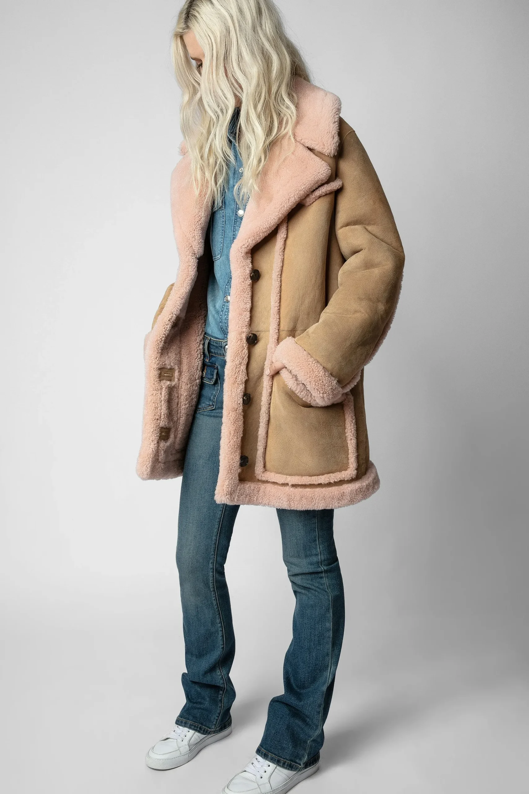Zadig & Voltaire Manteaux Et Vestes^Manteau Laury En Peau De Mouton