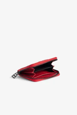 Zadig & Voltaire Portefeuilles Et Porte-Monnaie^Mini Porte-Monnaie Zv En Relief Sauvage Brillant