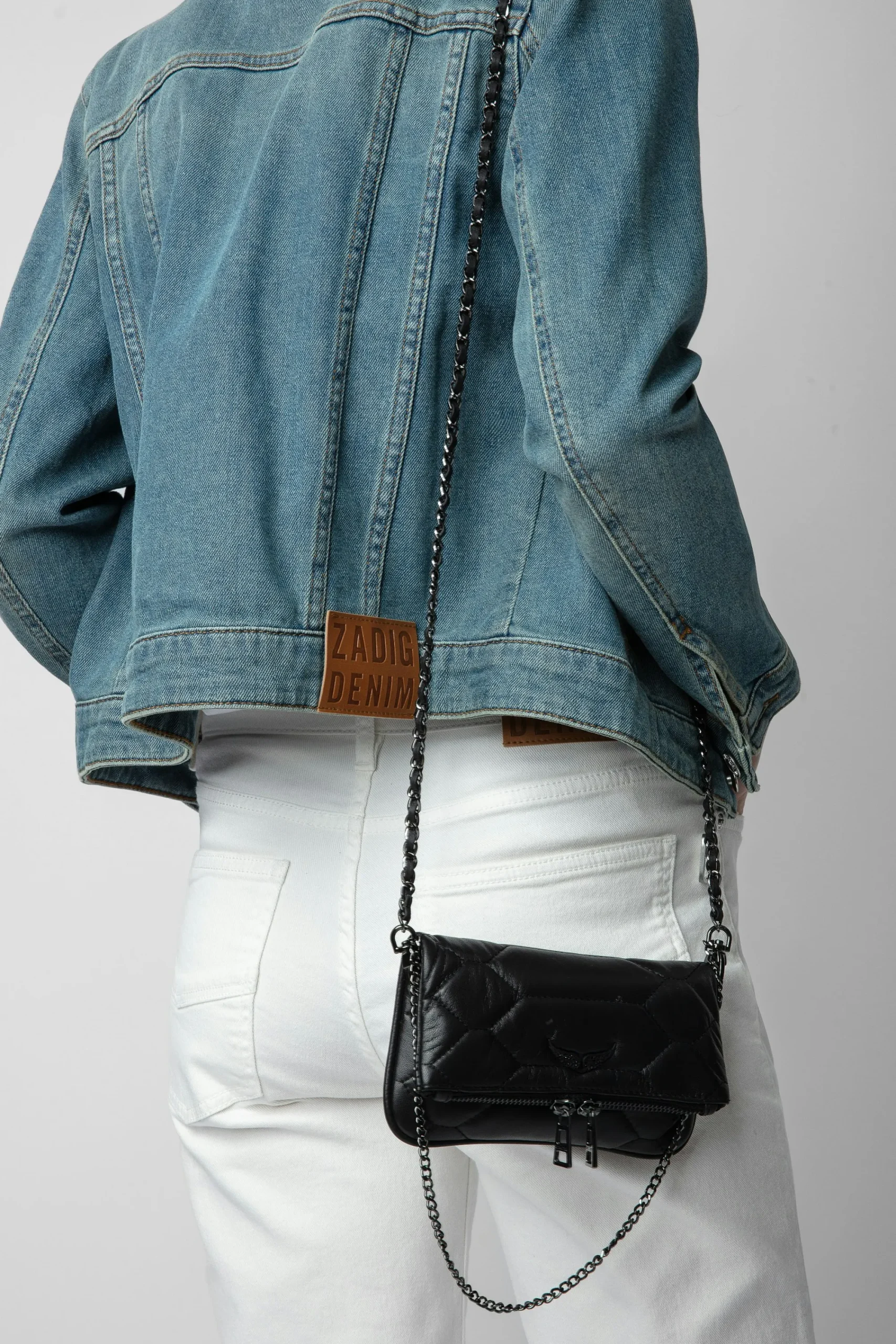 Zadig & Voltaire Mini-Sacs^Pochette En Cuir Matelasse Rock Nano