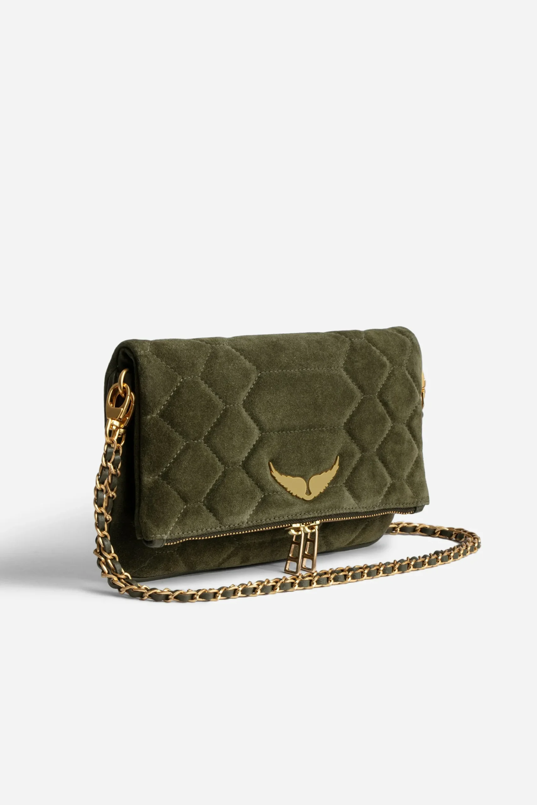 Zadig & Voltaire Sacs A Bandoulière^Pochette En Daim Matelasse Rock