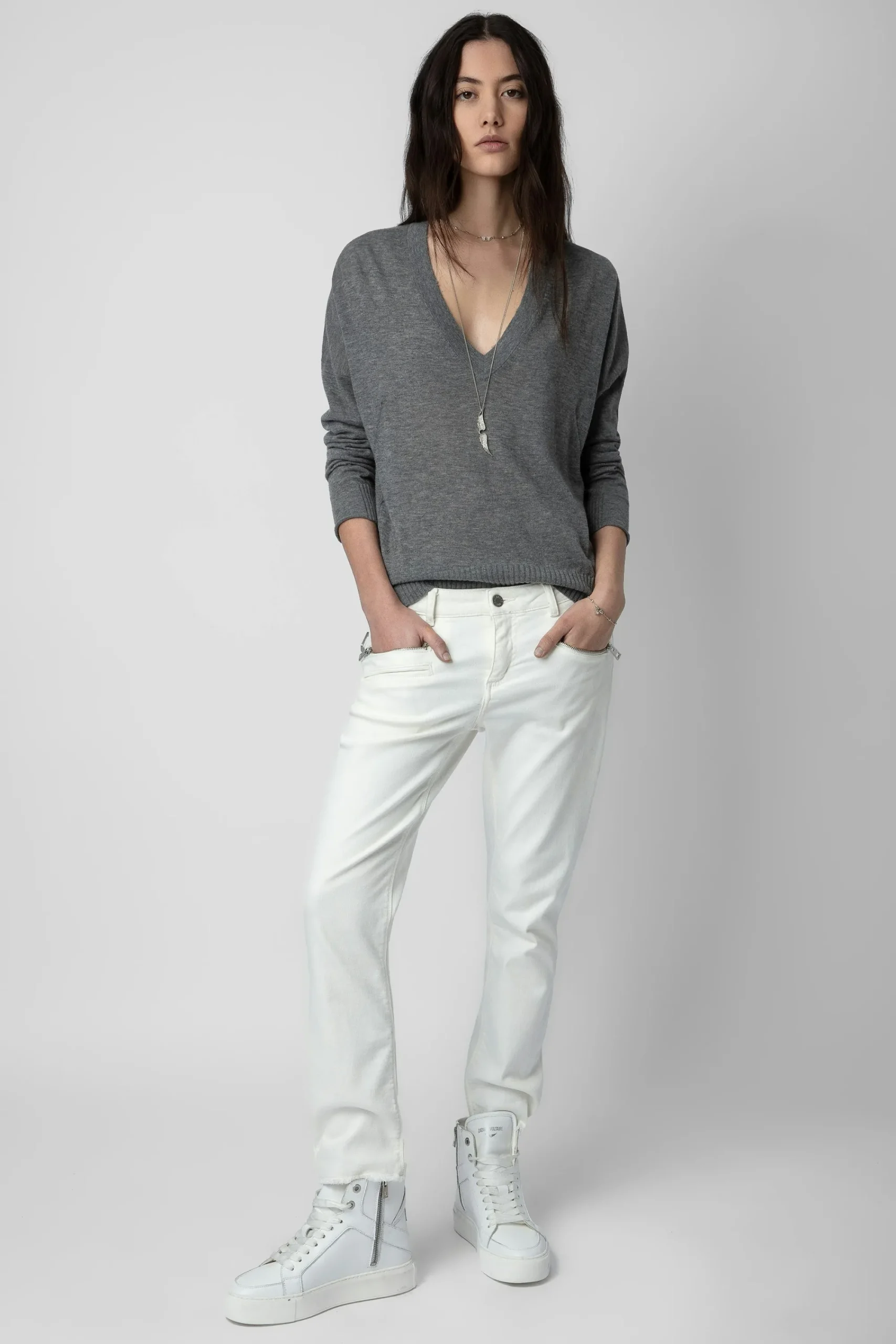 Zadig & Voltaire Pulls Et Gilets^Pull En Cachemire Brumy