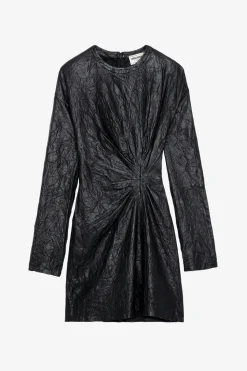 Zadig & Voltaire Robes Et Jupes^Robe En Cuir Froisse Rixina