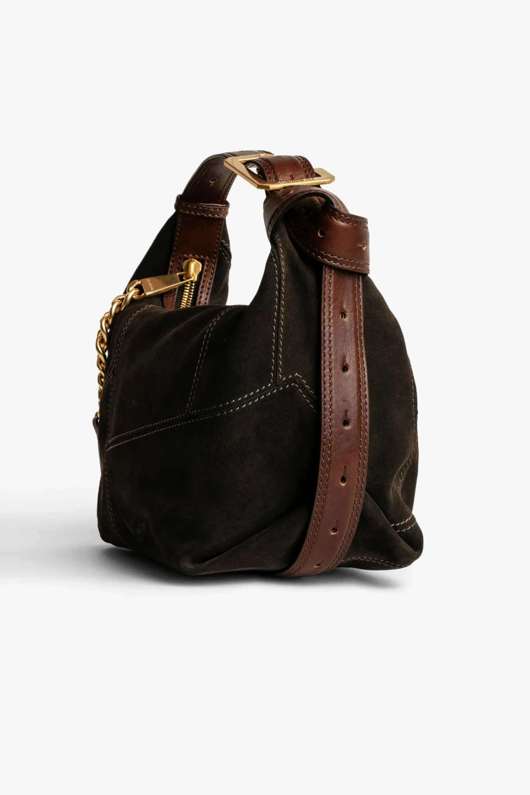 Zadig & Voltaire Sacs À Main^Sac Patchwork En Daim Le Cecilia