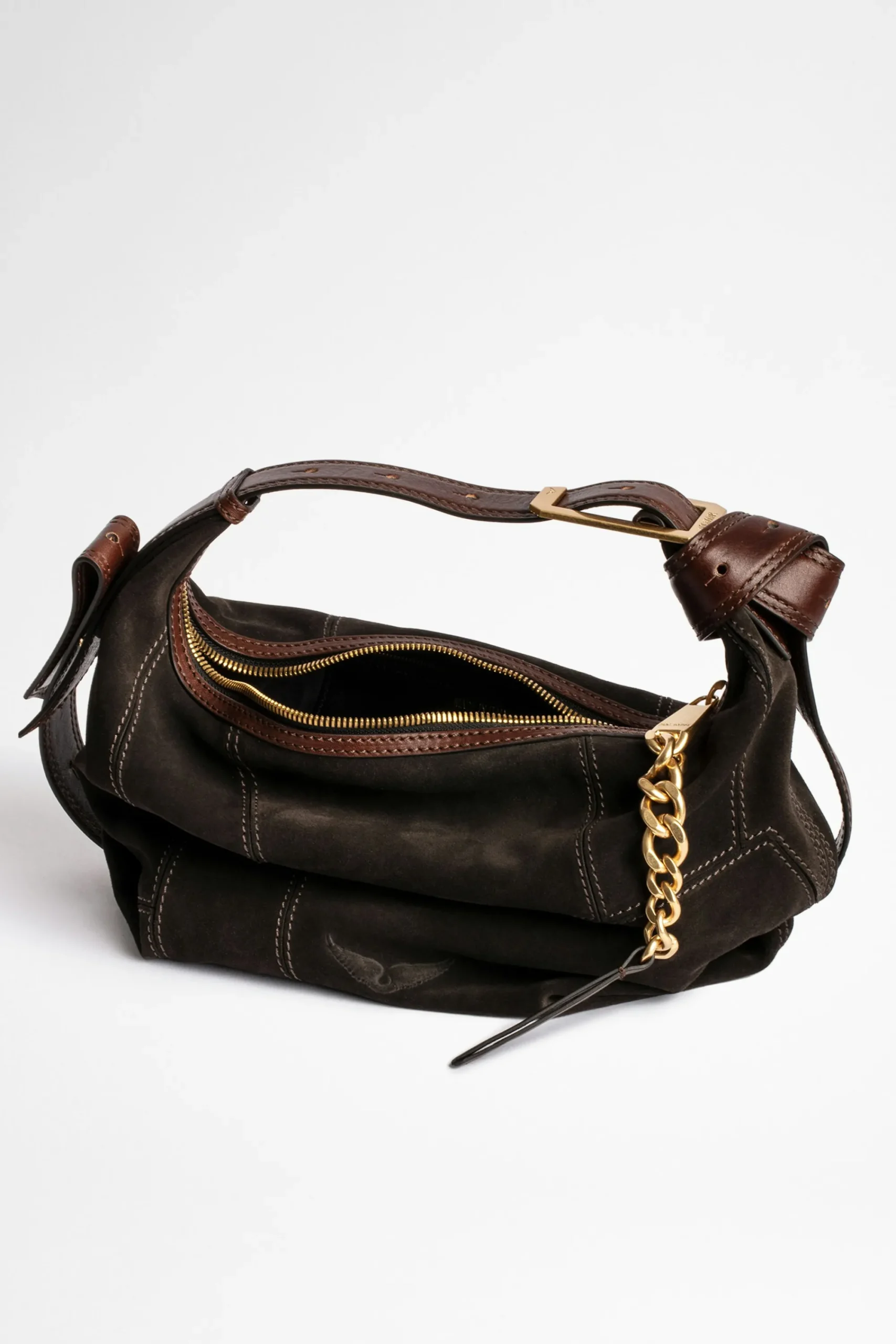 Zadig & Voltaire Sacs À Main^Sac Patchwork En Daim Le Cecilia