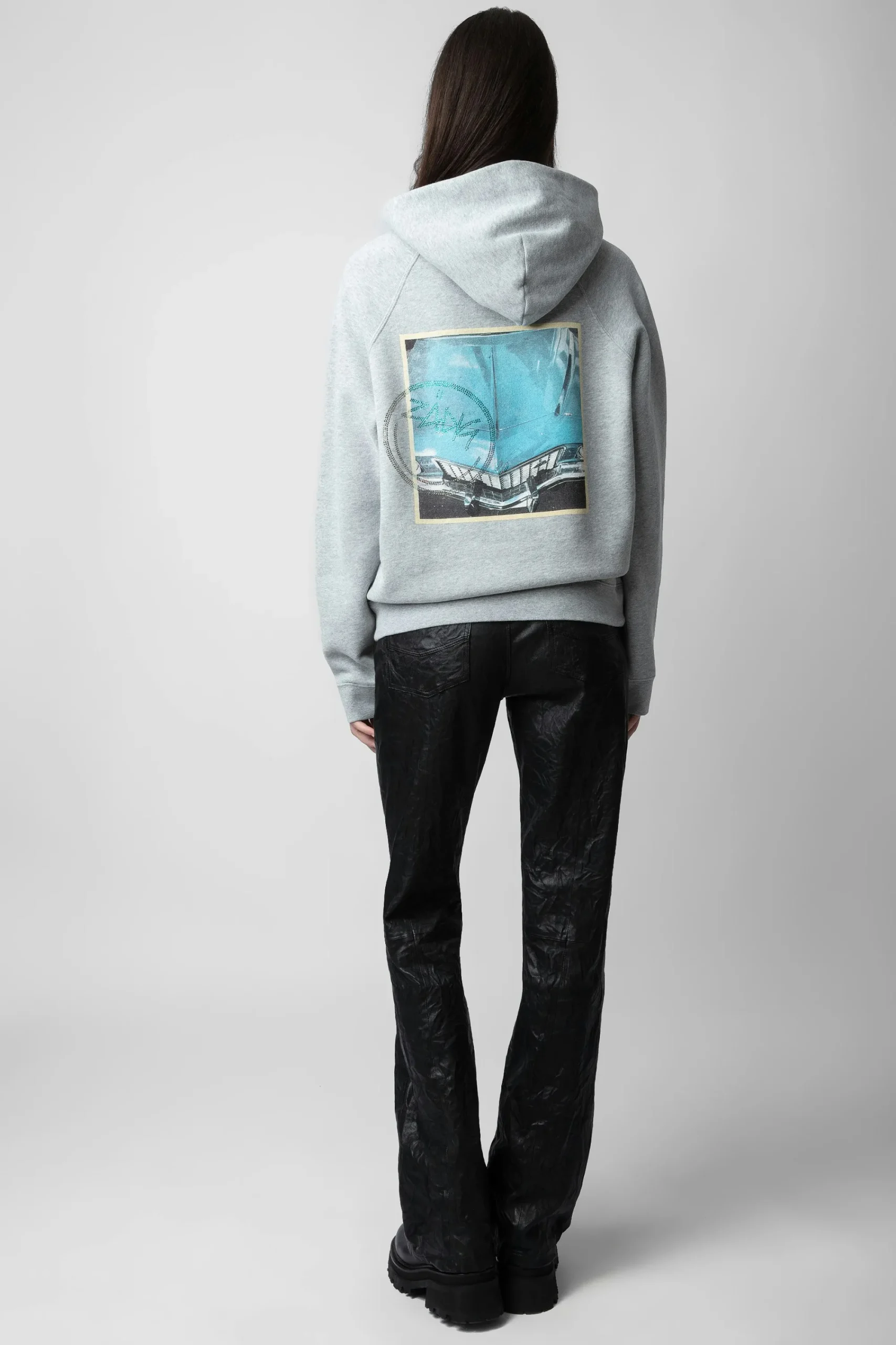 Zadig & Voltaire Sweat-Shirts^Sweat A Capuche A Imprime Photo Georgy Diamante