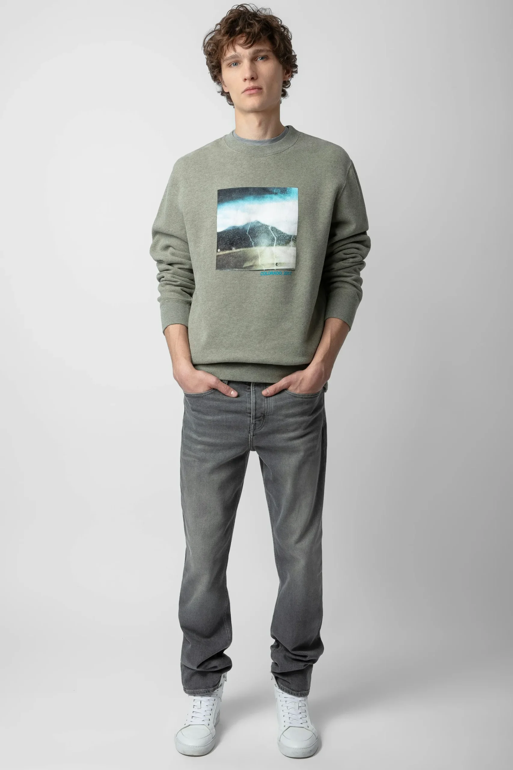Zadig & Voltaire Sweat-Shirts^Sweat-Shirt A Imprime Photo Simba