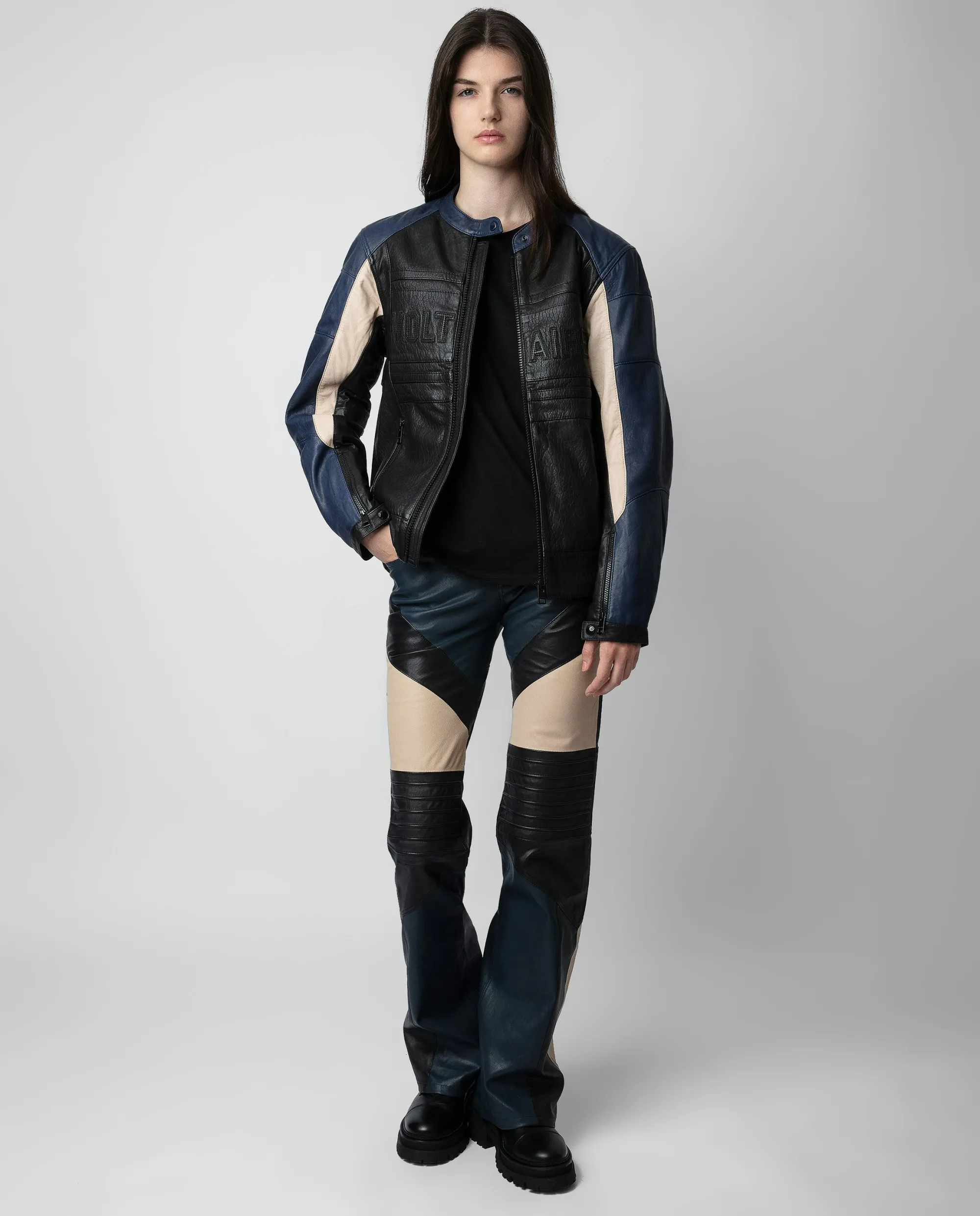 Zadig & Voltaire Unisexe^Veste En Cuir De Motard Tardif