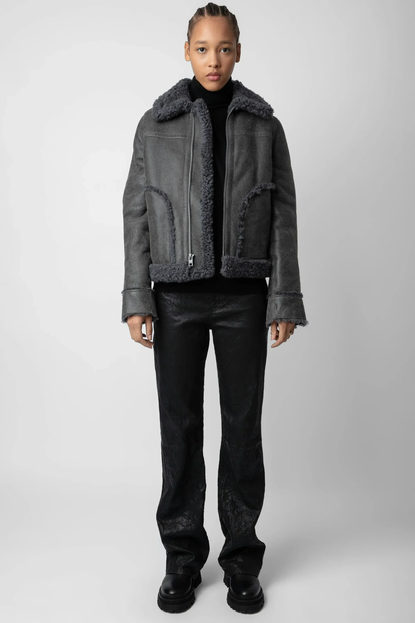 Zadig & Voltaire Manteaux Et Vestes^Veste En Cuir Kady