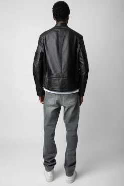 Zadig & Voltaire Manteaux Et Vestes^Veste En Cuir Maigre
