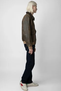 Zadig & Voltaire Manteaux Et Vestes^Veste En Cuir Mate